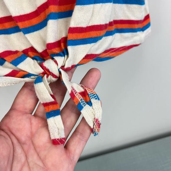 Melrose and Market Girls Striped Tank Top Medium 8/10 - Picture 3 of 5